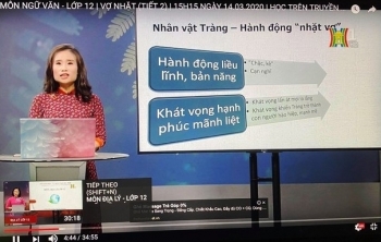 bo gddt huong dan ve viec day hoc qua internet tren truyen hinh