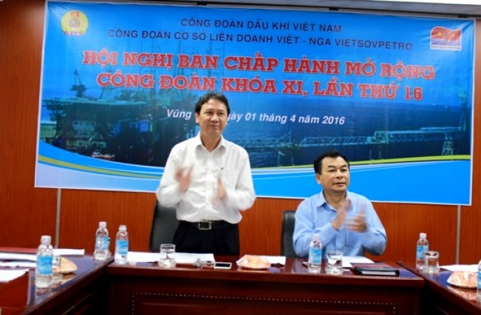 kien toan chuc danh chu tich cong doan vietsovpetro nhiem ky 2012 2017