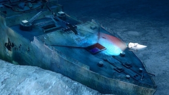 cung tham hiem xac con tau titanic
