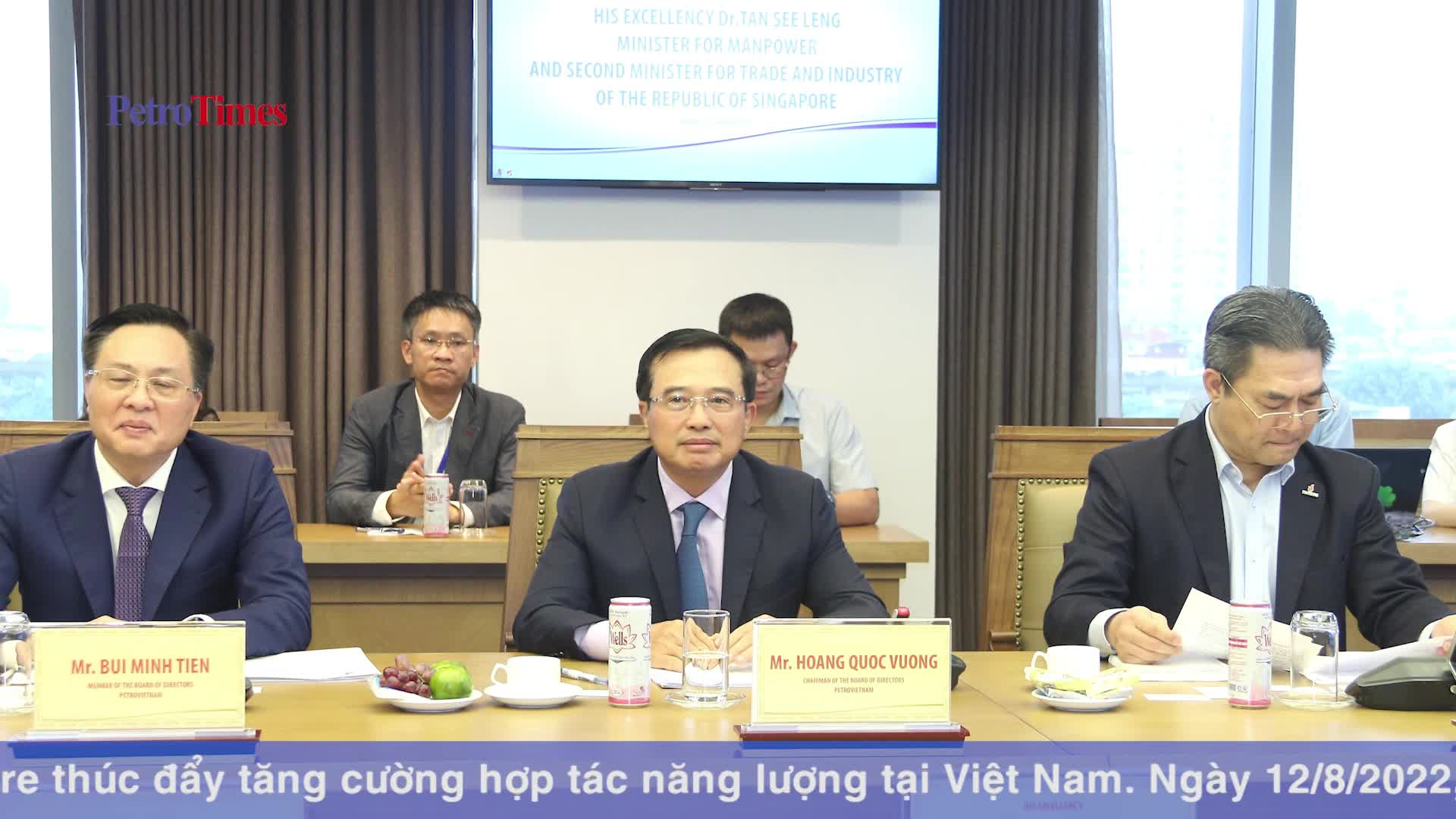Petrovietnam và Singapore thúc đẩy tăng cường hợp tác năng lượng tại Việt Nam